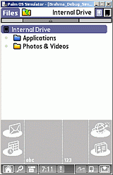 Files main panel