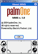 MMS about panel