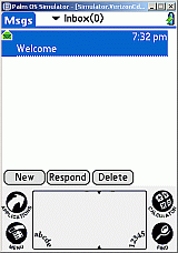 MMS main panel