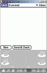 SMS main panel