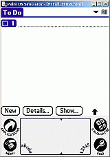 ToDo main panel
